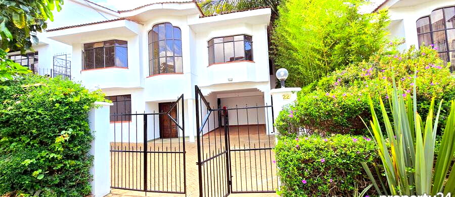 5BR Riverside Townhouse with Garden & Family Room - Nairobi