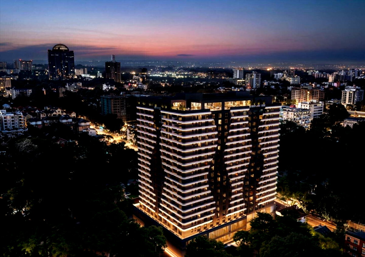 1BR Luxury Apartment with High-Speed Lifts & City Views - Westlands