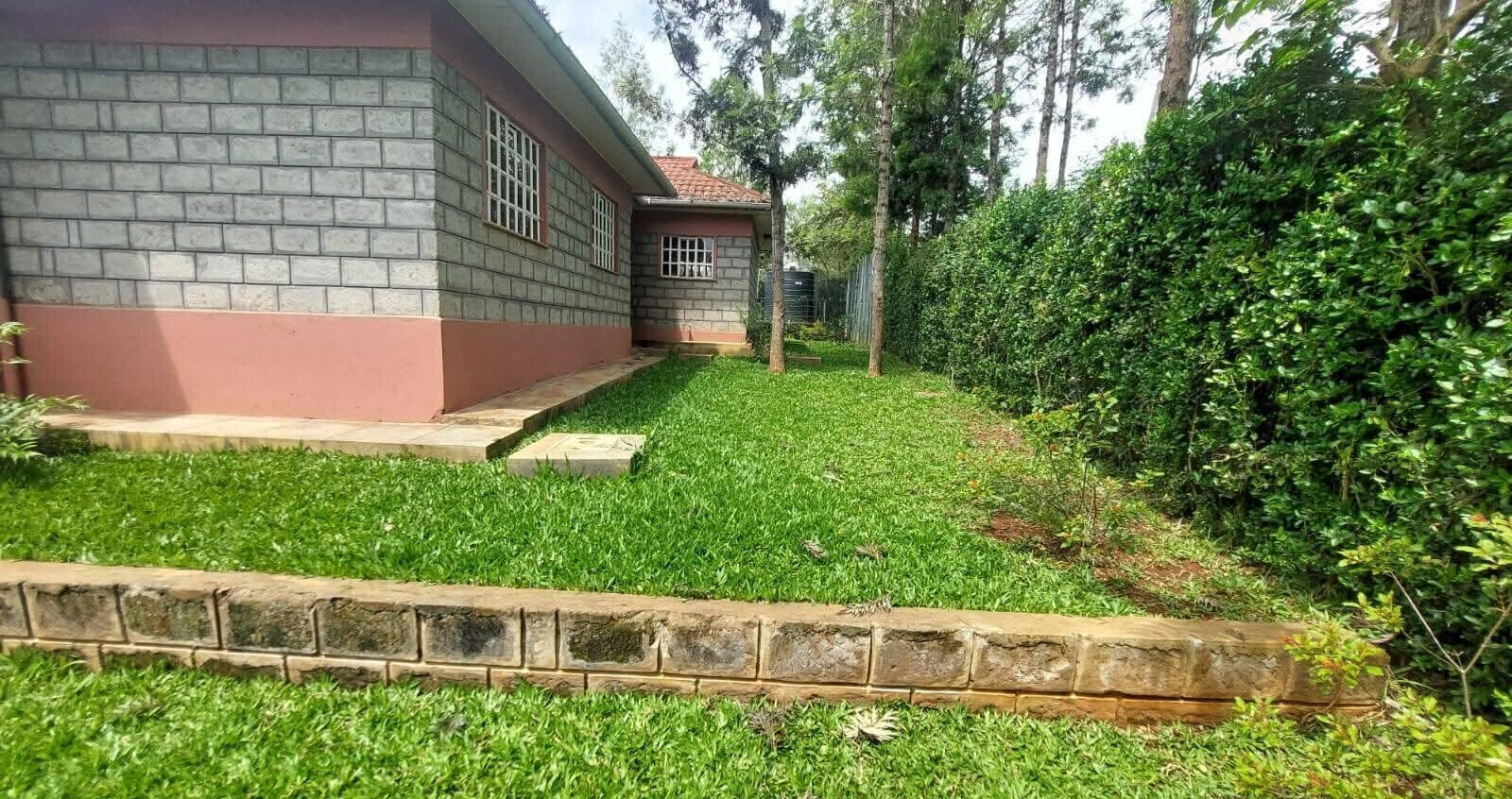 4BR Bungalow with Manicured Garden & Title Deed - Nkoroi, Rongai