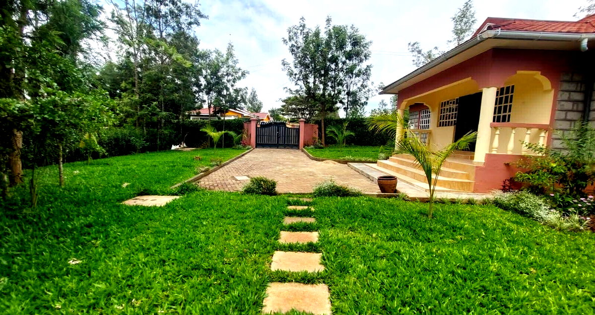 4BR Bungalow with Manicured Garden & Title Deed - Nkoroi, Rongai
