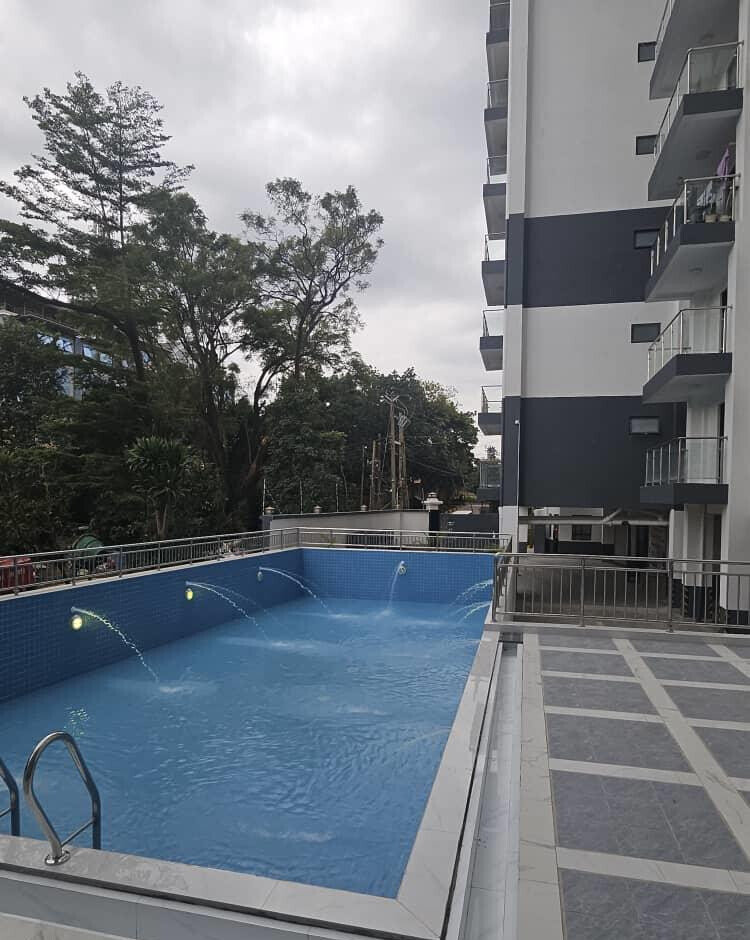 3BR Orchid Residency with Rooftop Pool & City Views - Westlands