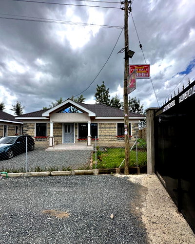 Gated 3BR Home with Garden at KSh 50K