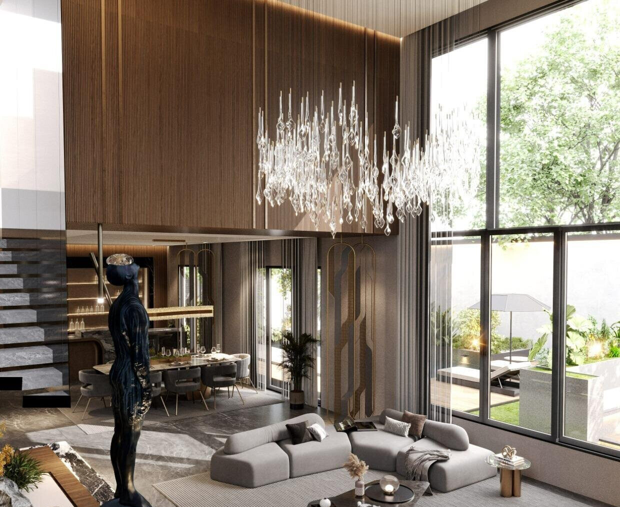 5-Ensuite Townhouse with Heated Pool & Rooftop Deck – Hardy, Karen