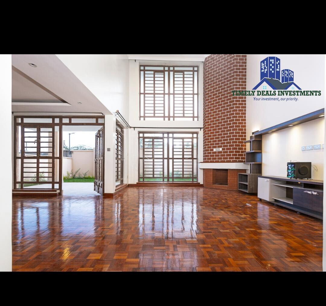 4BR All-Ensuite Townhouse with Rooftop Lounge & Fireplace - Ngong