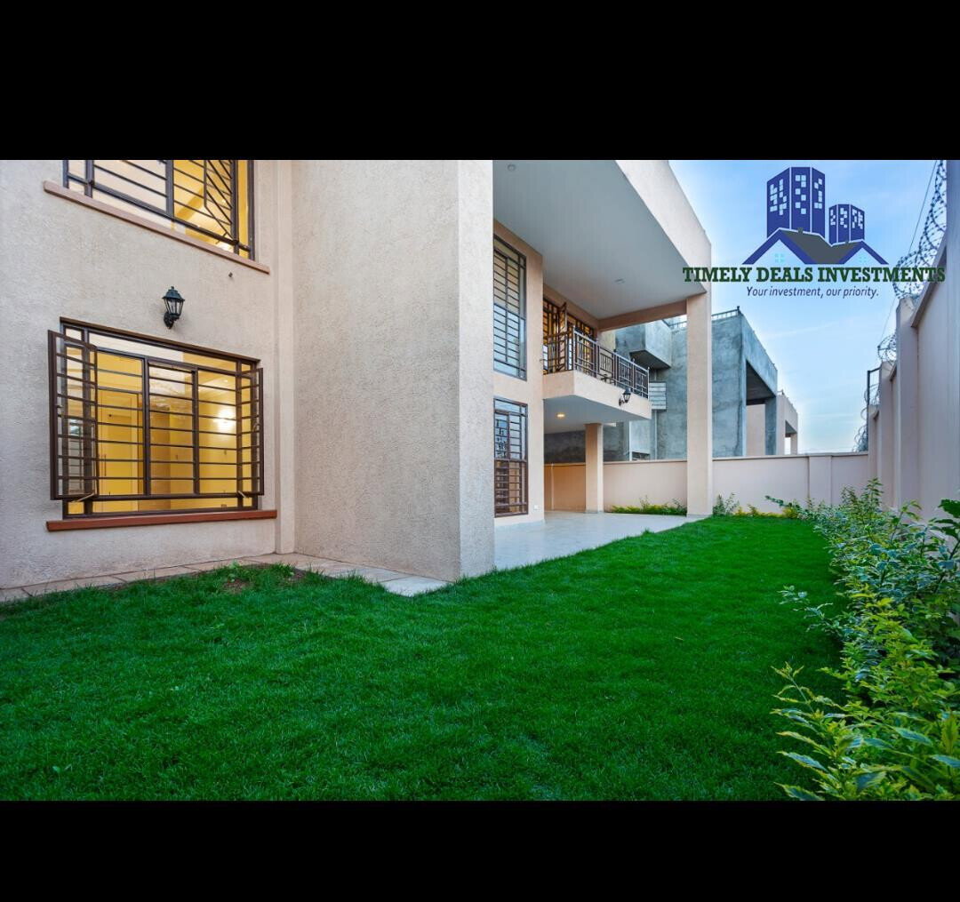 4BR All-Ensuite Townhouse with Rooftop Lounge & Fireplace - Ngong