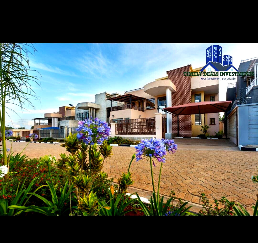 4BR All-Ensuite Townhouse with Rooftop Lounge & Fireplace - Ngong