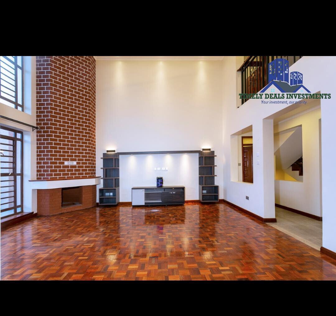 4BR All-Ensuite Townhouse with Rooftop Lounge & Fireplace - Ngong