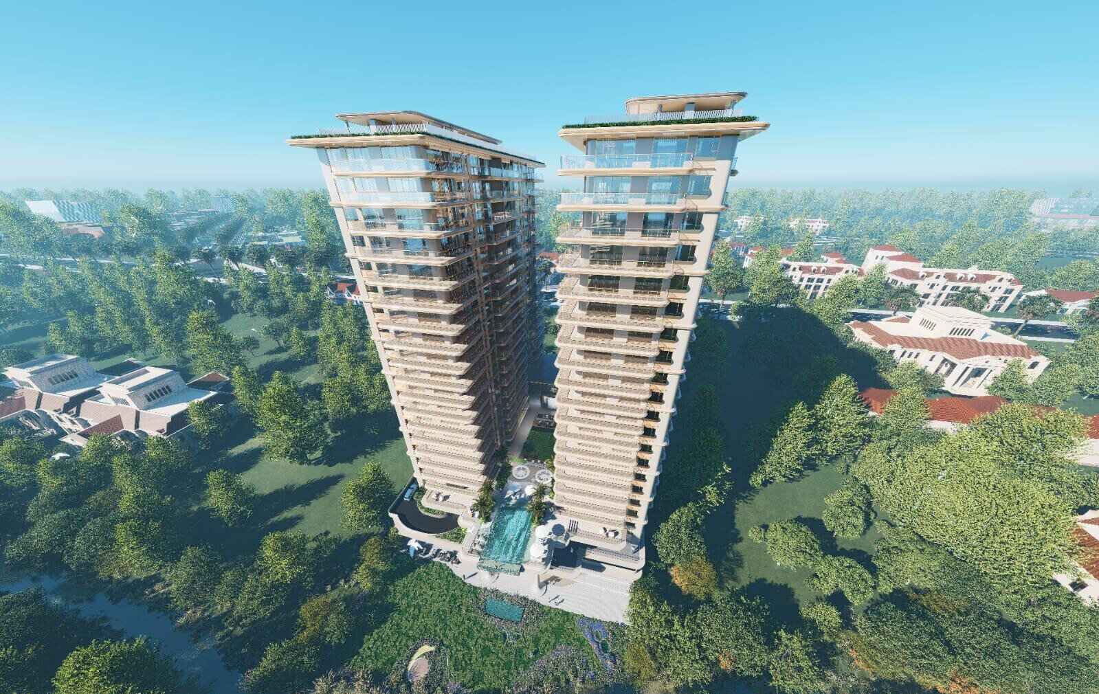 3BR + DSQ with Resort Pool & Karura Views - Westlands