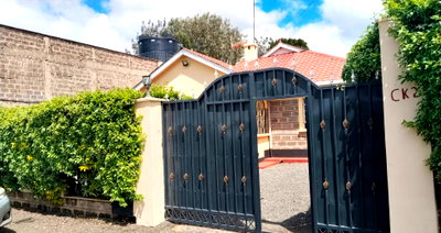 Gated 3BR Home with Garden for KSh 40K