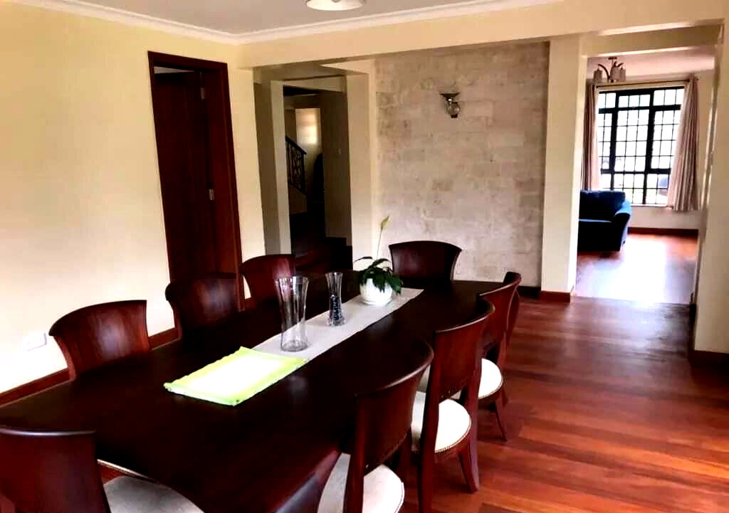4-Bed Townhouse with Fireplace & DSQ on Masai Road – Hardy, Karen