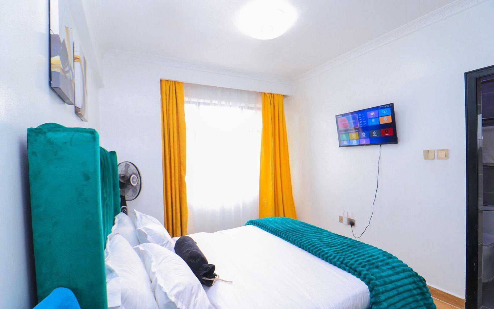6th Floor 2BR Fully Furnished with Gym & Restaurant - Kilimani