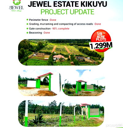 486sqm Plot with Garden - Kiambu