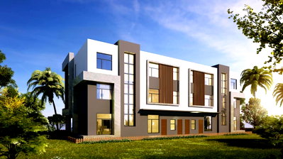 50x100 Townhouse with Garden