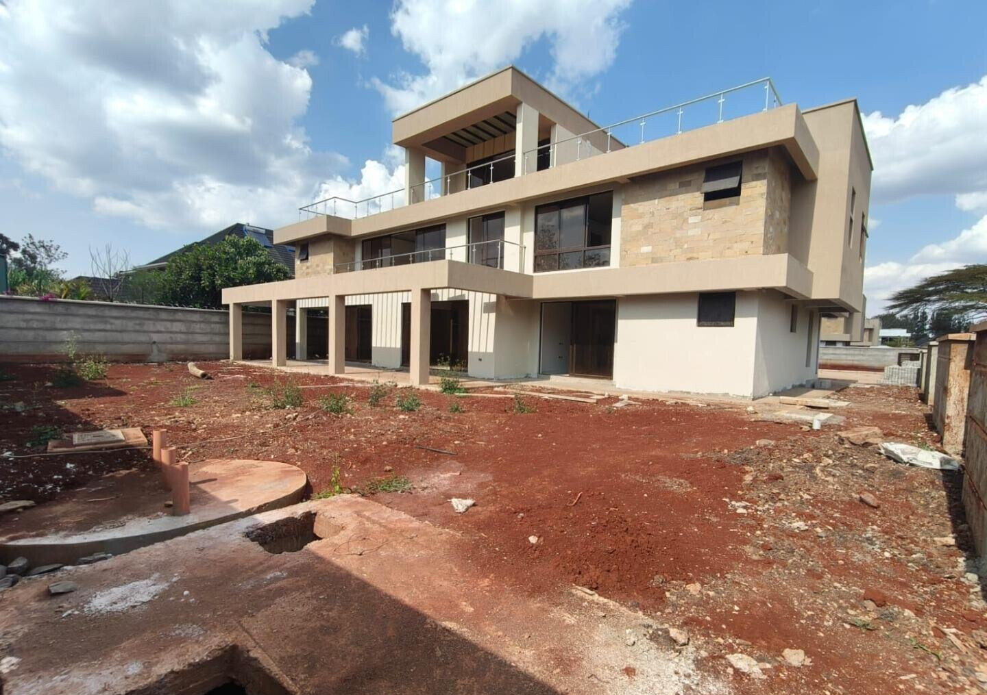 6-Bedroom Townhouse 80% Complete on Third-Acre – Karen