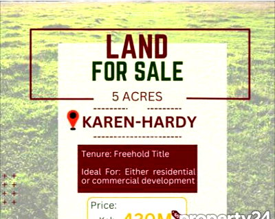 5-Acre Karen Gem at KSh 420M
