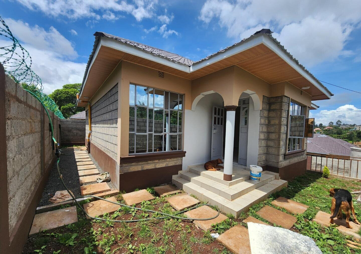 Gated 3BR Bungalow with Garden at KSh 65K