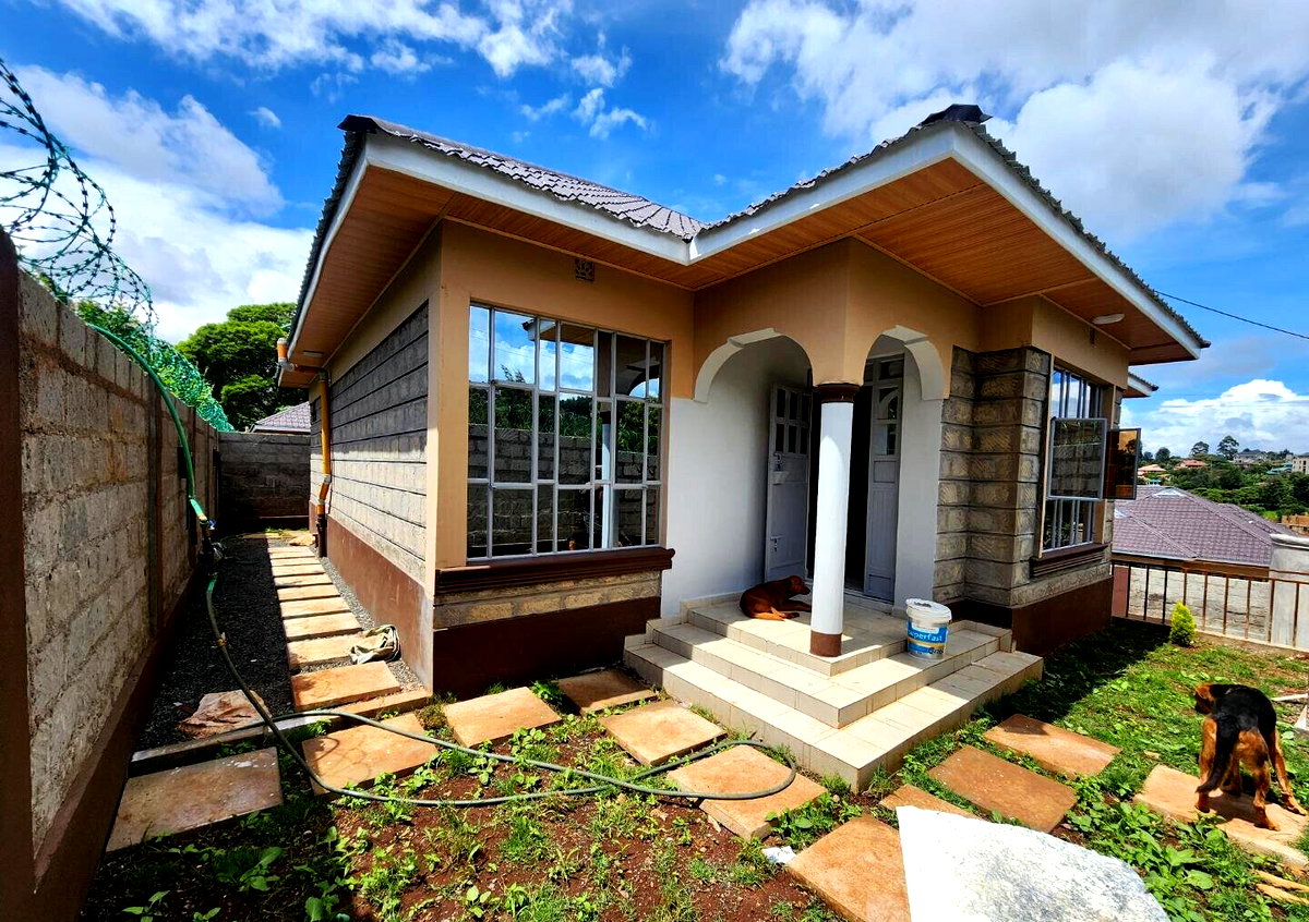 Gated 3BR Bungalow with Garden at KSh 65K