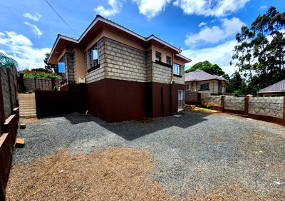 Gated 3BR Bungalow with Garden at KSh 65K