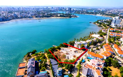 1.6-Acre Waterfront Land in Nyali