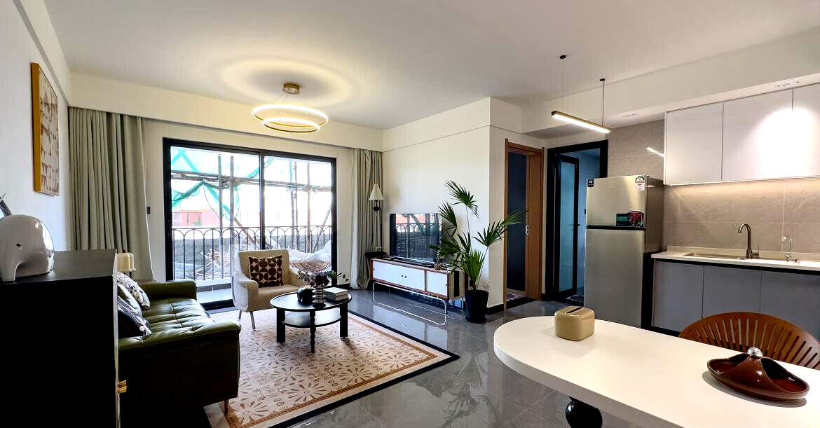 2BR Park-Facing Apartment with Rooftop Gym & Pool - Syokimau