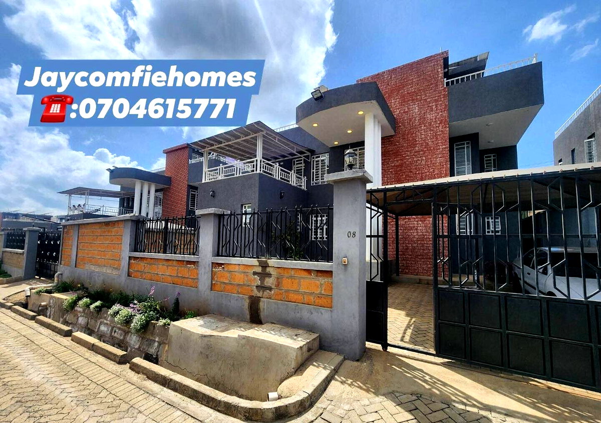 4BR All-Ensuite Townhouse with In-Built Kitchen Appliances - Ngong 46