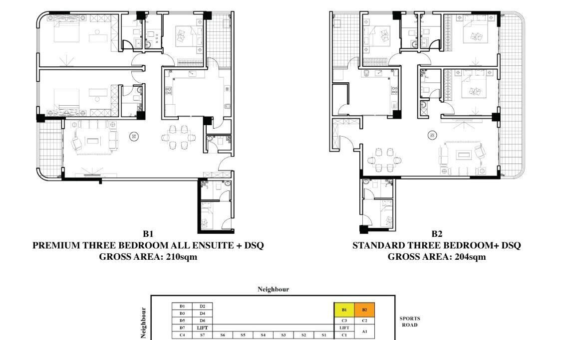 3BR Off-Plan Apartment with DSQ & Skyline Views - Westlands