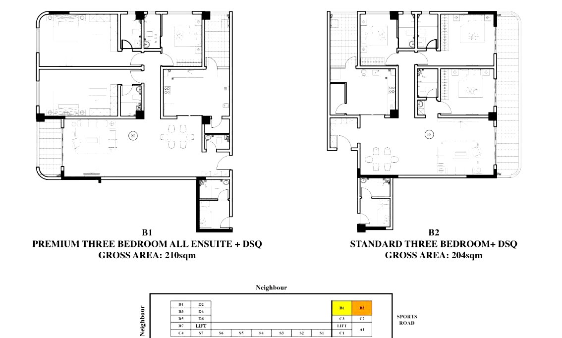 3BR Off-Plan Apartment with DSQ & Skyline Views - Westlands