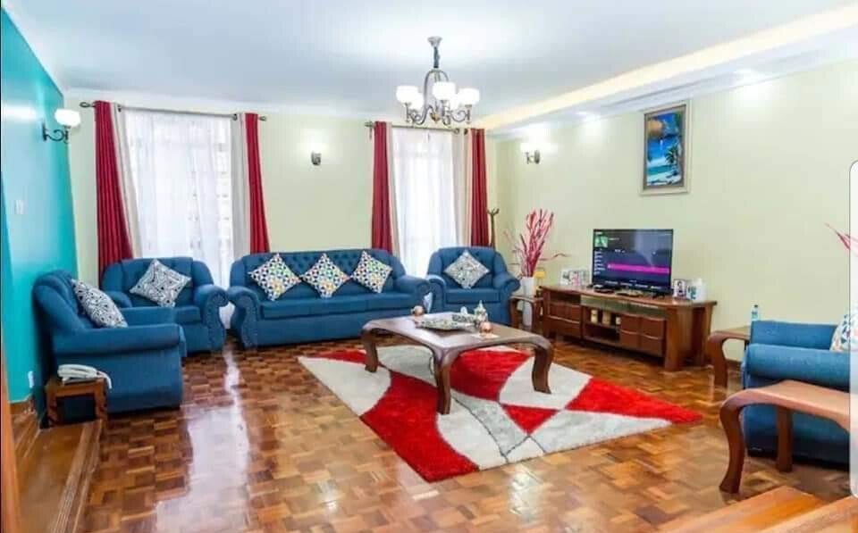 4BR Stone-Finished Villa with Jacuzzi & Gym - Ongata Rongai