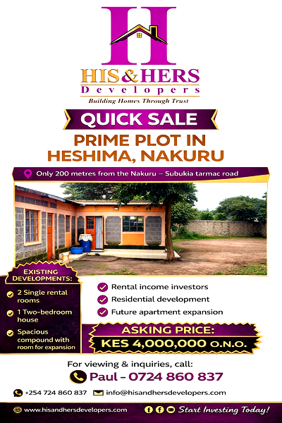 Mixed Use Land in Kiamaina, Nakuru - Image 1