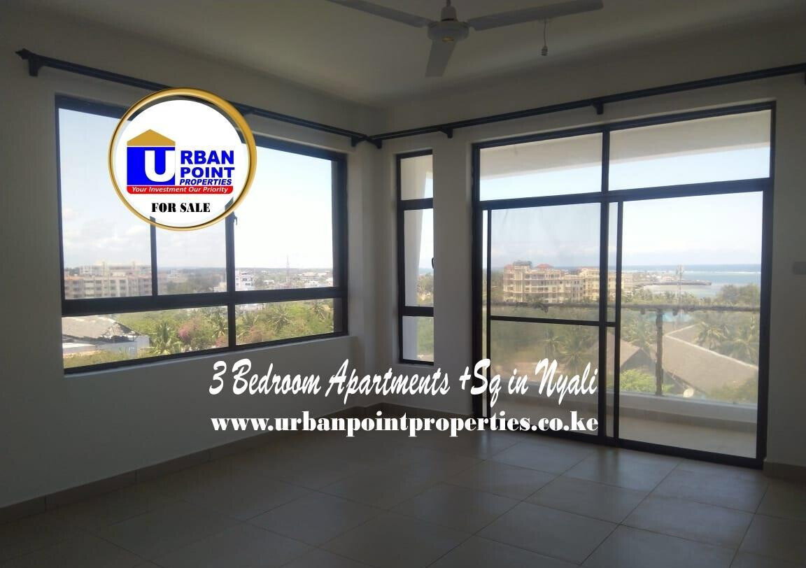 3BR All-Ensuite with Sunken Lounge & Beach Access - Nyali