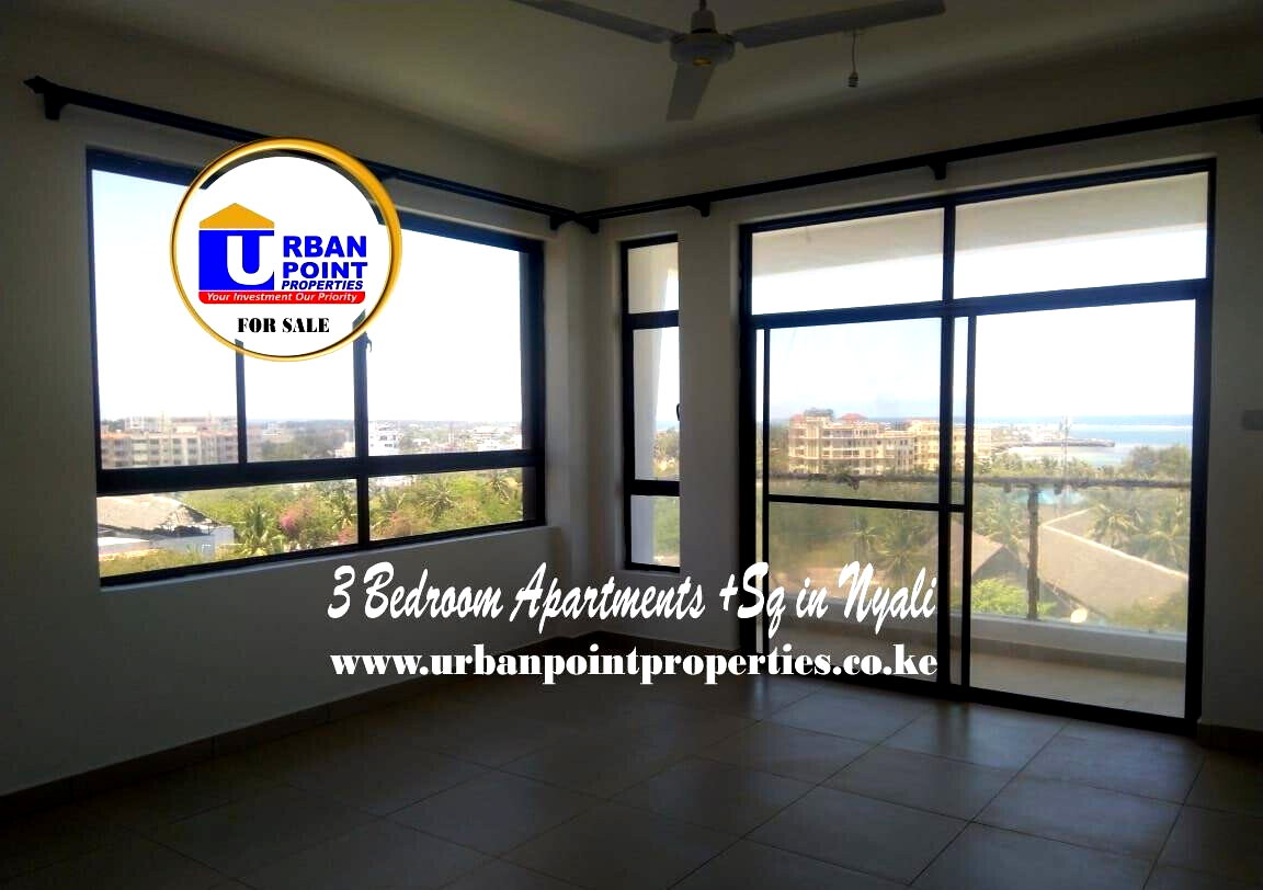 3BR All-Ensuite with Sunken Lounge & Beach Access - Nyali