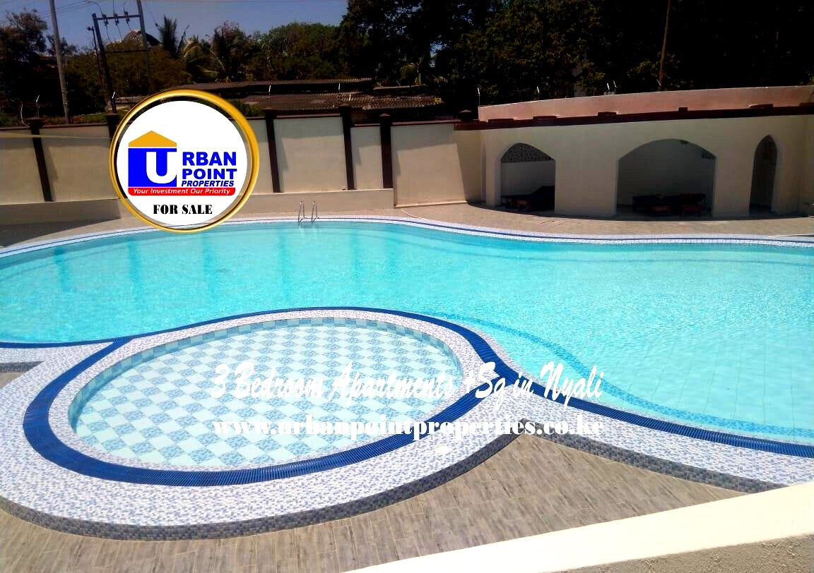 3BR All-Ensuite with Sunken Lounge & Beach Access - Nyali
