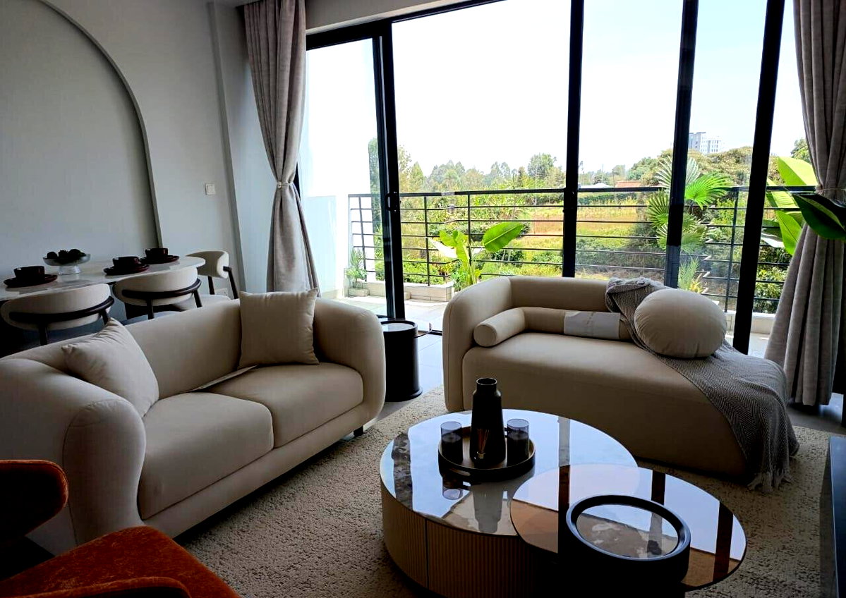 2BR Duplex with Rooftop Sky Garden & Gym - Kitisuru West