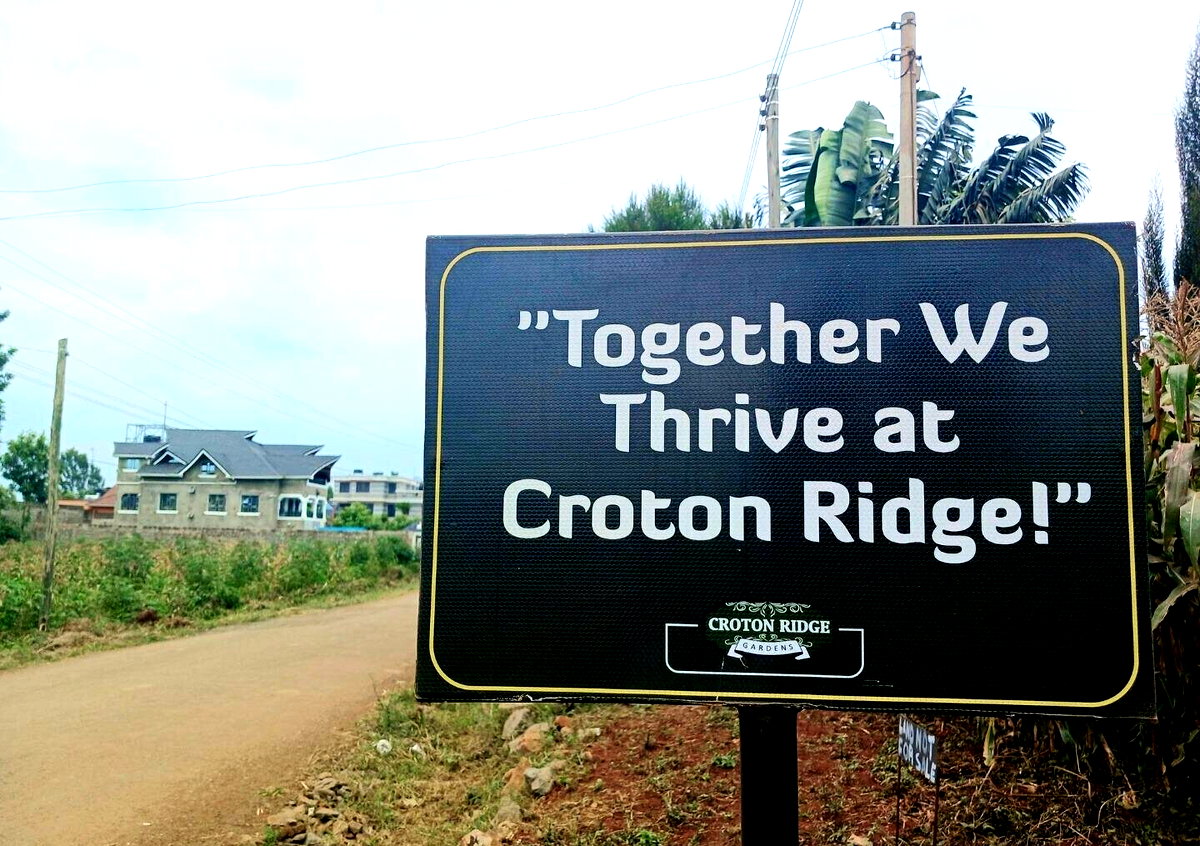KSh 3.6M Plot in Croton Estate