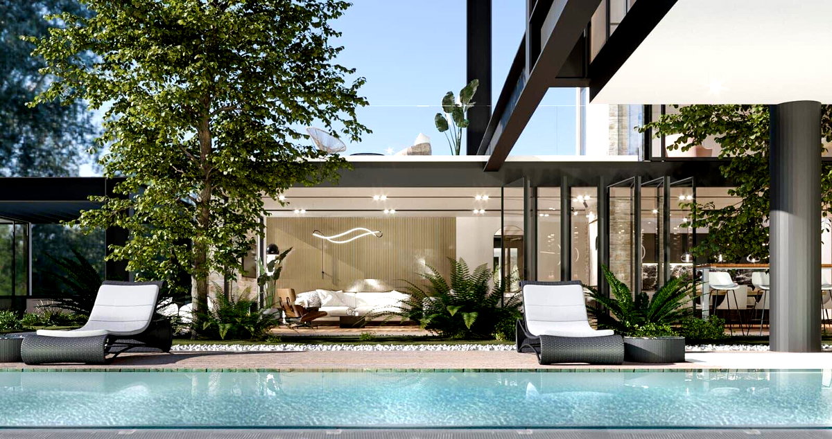 5-Ensuite Townhouse with Pool & Home Theatre – Karen