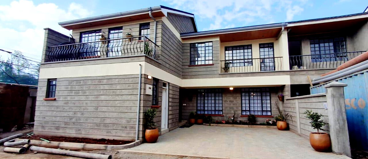 4BR Mansionette with DSQ & Private Balconies - Syokimau