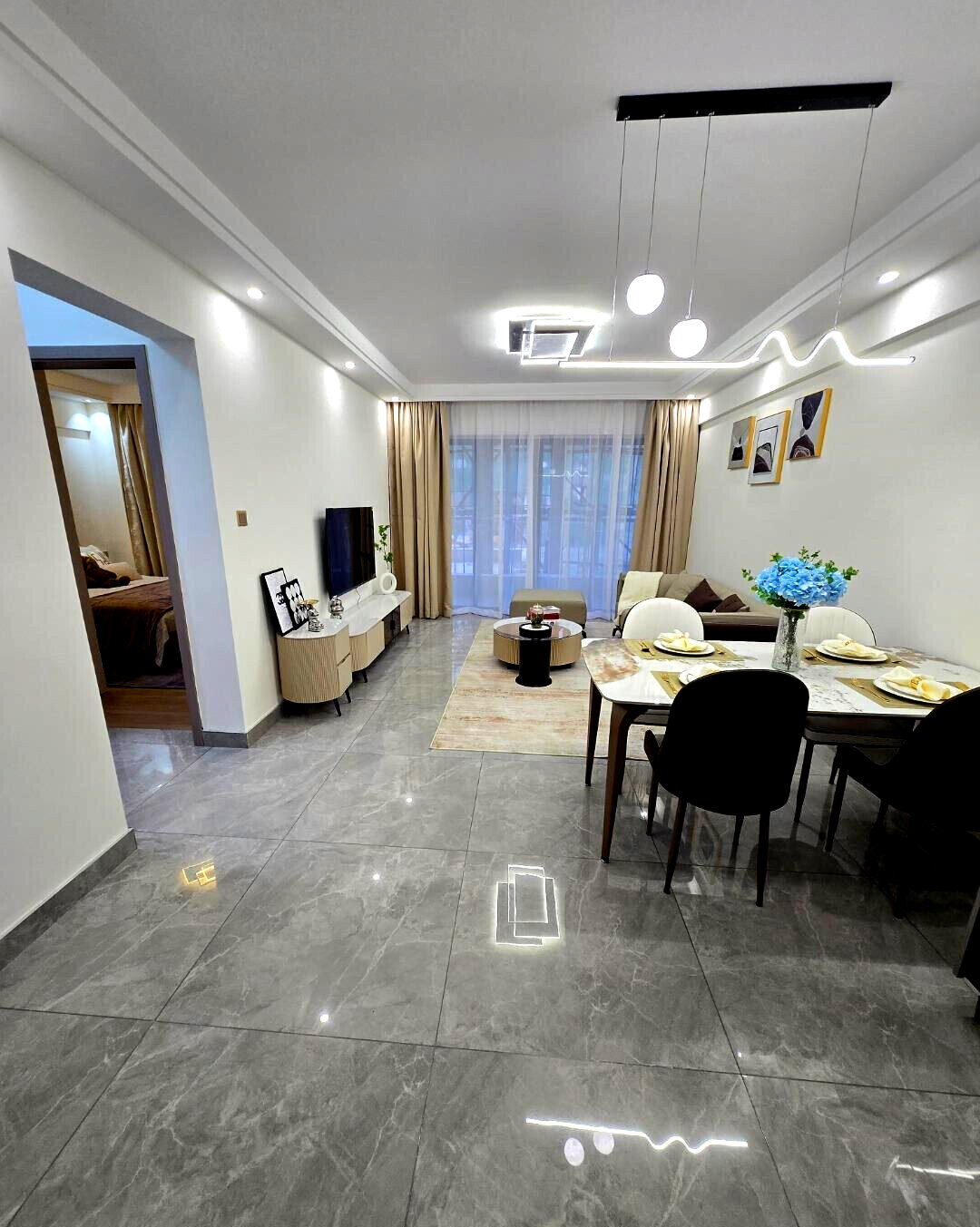 1BR at Crescent Residency with Coffee Lounge & Pool - Kileleshwa
