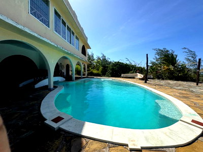 4BR Beachfront Villa on 4 Acres with Title Deed