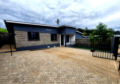 Gated 3BR Bungalow with Garden at KSh 45K
