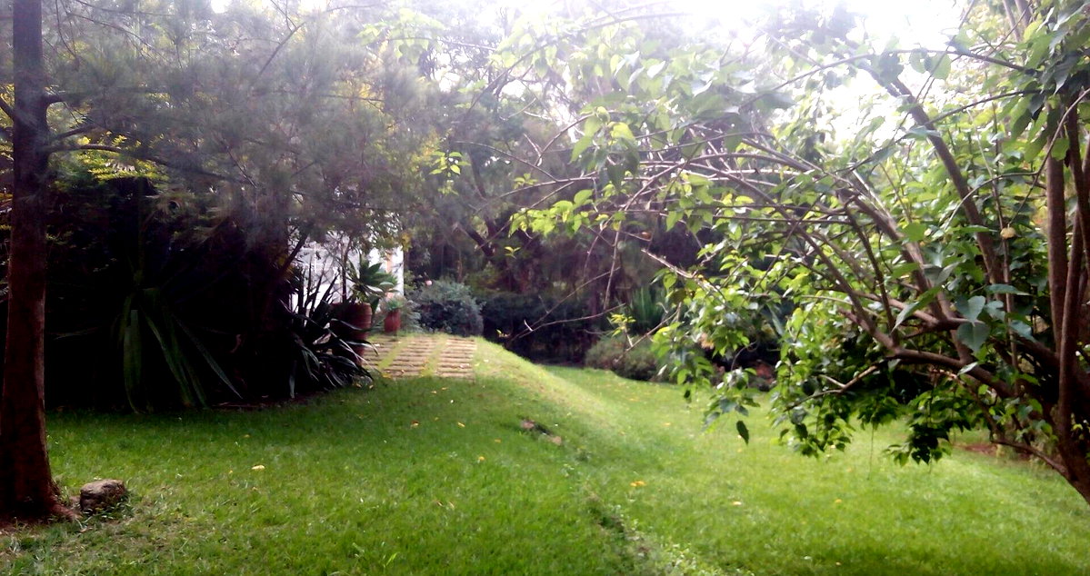 0.95-Acre Plot with Garden and Parking