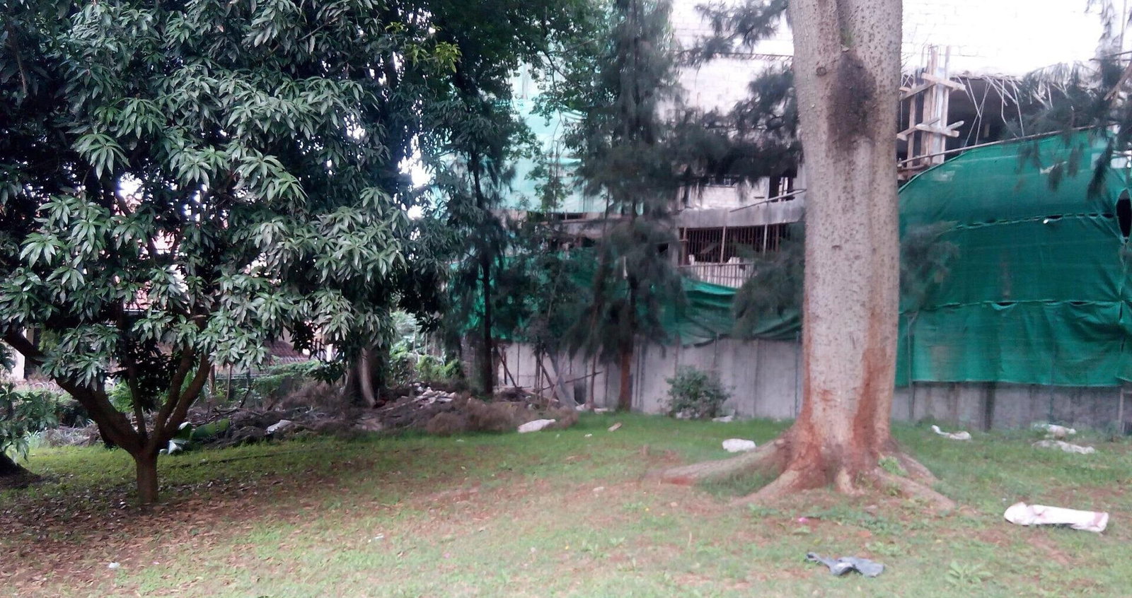 0.95-Acre Plot with Garden and Parking