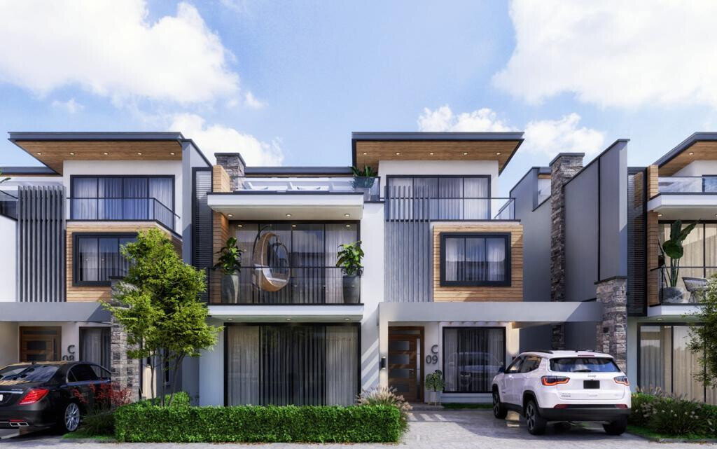 4BR Townhouse with Pool, Gym & Rooftop Terrace - Kitisuru