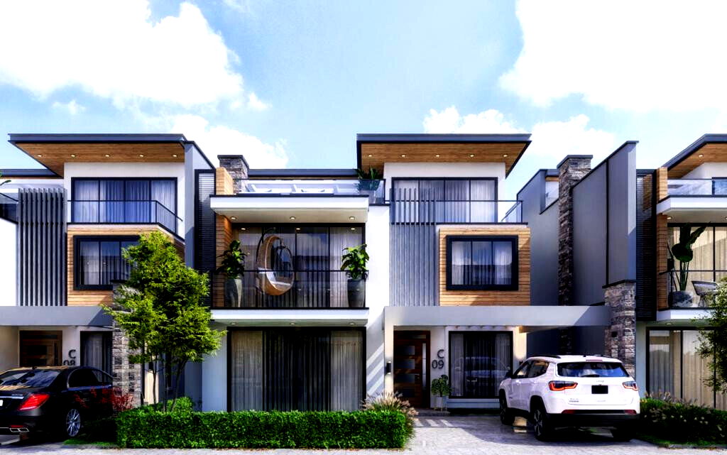 4BR Townhouse with Pool, Gym & Rooftop Terrace - Kitisuru