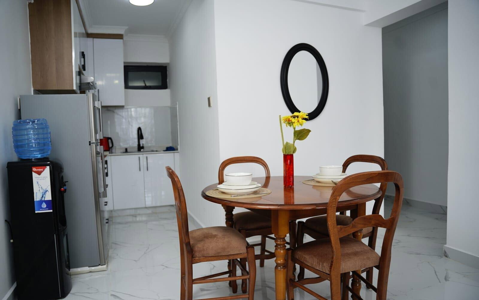 1BR with Custom Finishes & French Windows - Kilimani