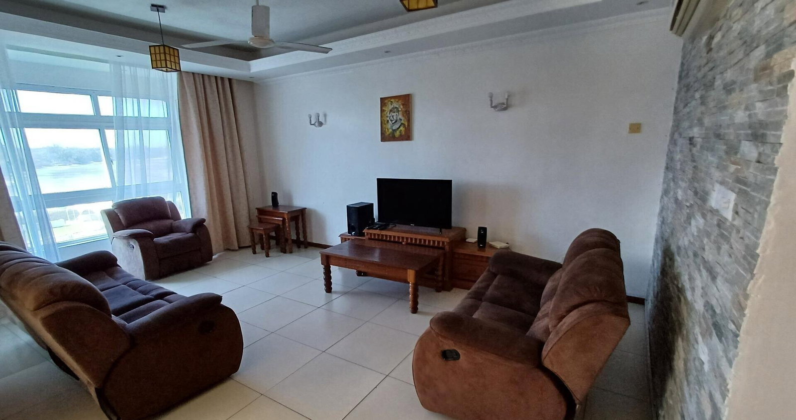 Fully Furnished 3BR with Private Beach Access - Nyali