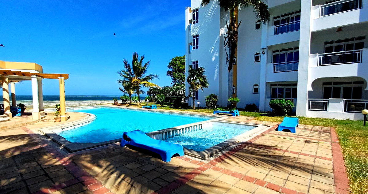 Fully Furnished 3BR with Private Beach Access - Nyali