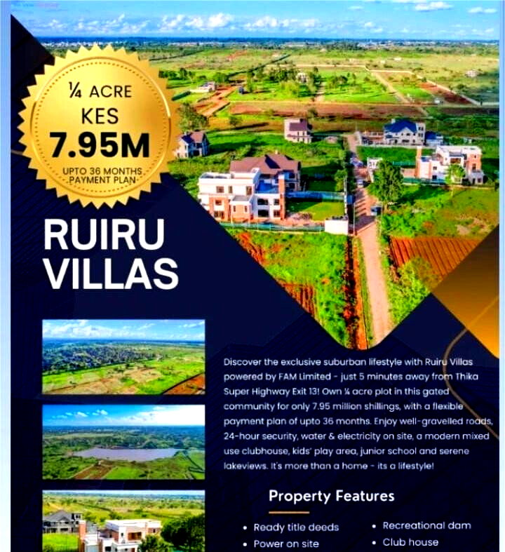 50x100 Plot for KSh 8M