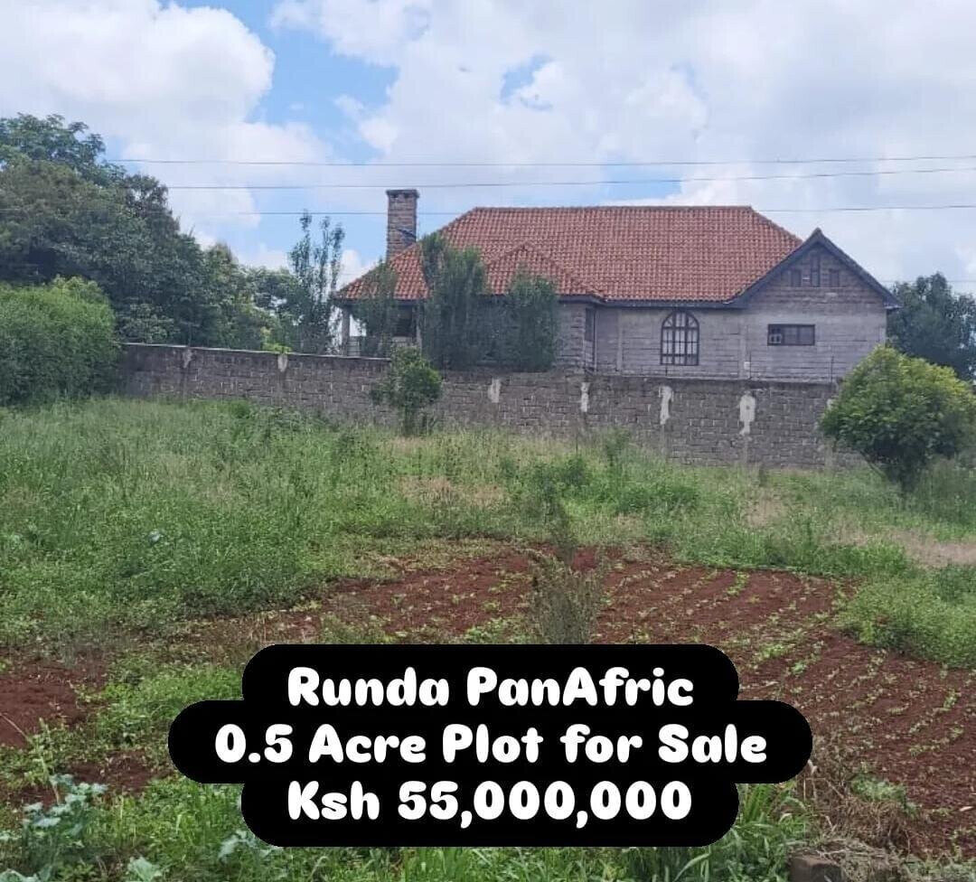 Half Acre Runda Plot with Garden at KSh 55M