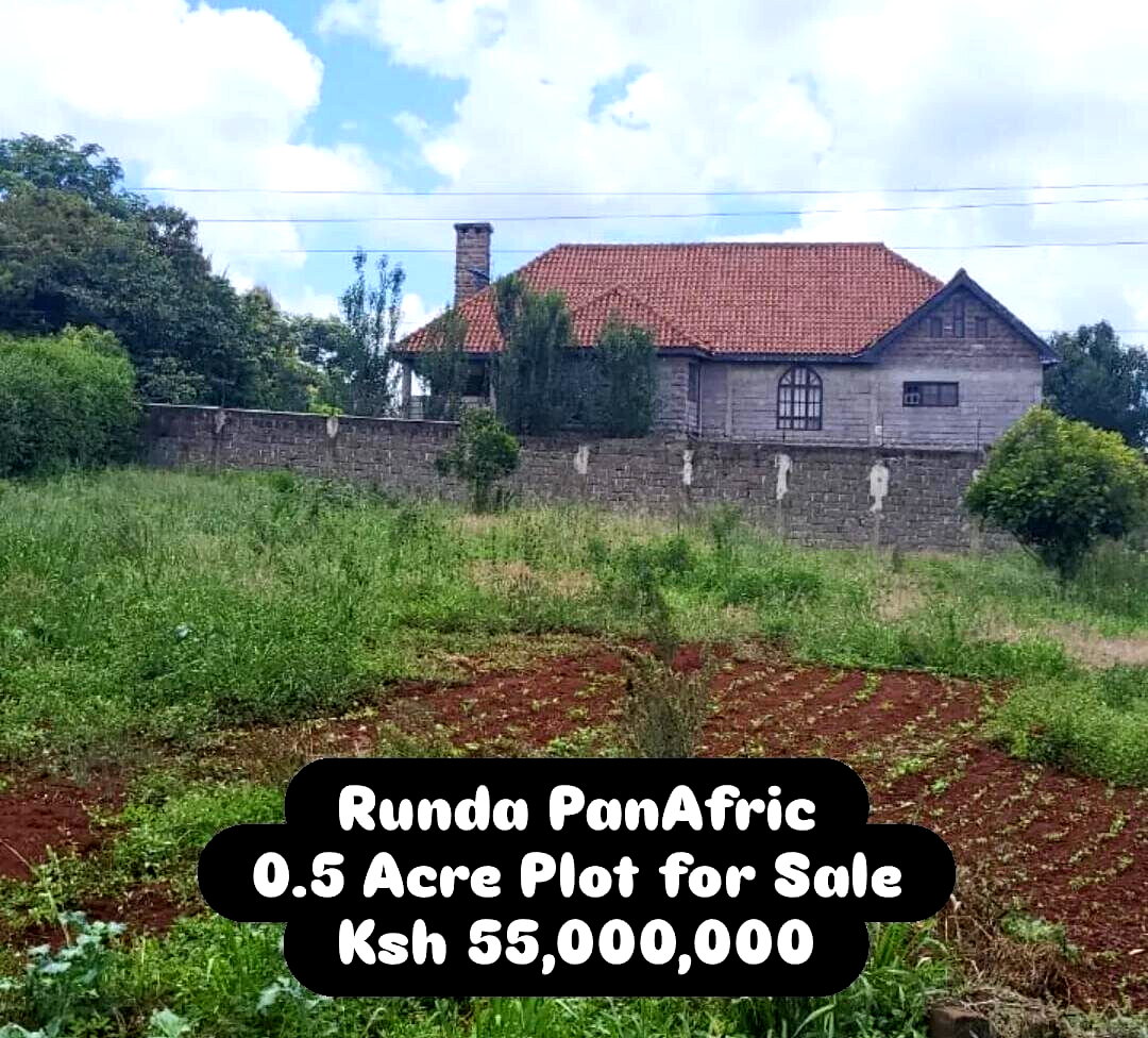 Half Acre Runda Plot with Garden at KSh 55M