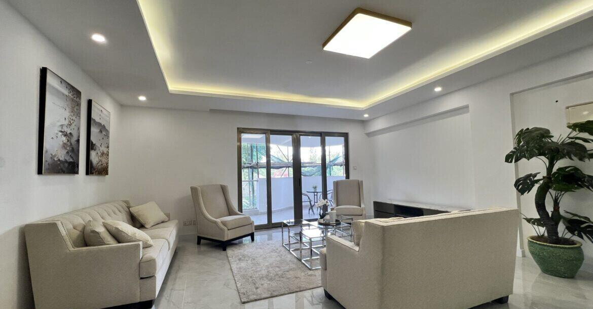 3BR Luxury Apartment with High-Speed Lifts & Gym - Kileleshwa